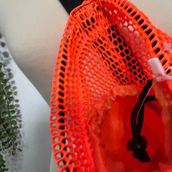 NEW Free People Movement Mini Mesh Sling Bag Orange Functional Athleisure - Picture 7 of 9